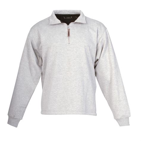 Mens Berne Apparel Original Fleece Quarter Zip Sweatshirt 104211