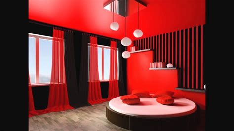 Living Room Red Black And Grey Curtains Joeryo Ideas