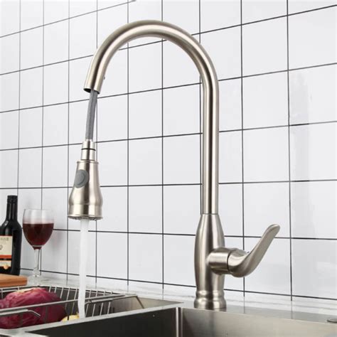 Get free shipping on qualified stainless steel kitchen faucets or buy online pick up in store today in the kitchen department. Stainless steel kitchen faucet with pull-out spray-Kitchen ...
