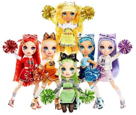 Rainbow high dolls are 11 inches (28 cm) tall. Rainbow High Cheerleader Squad, куклы-чирлидеры, новинка ...
