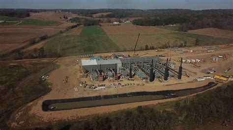 Rover Pipelines Cs 2 Compressor Construction Outside Wooster Ohio