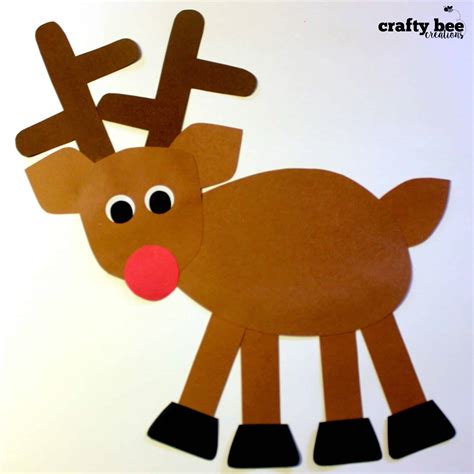 Reindeer Craft Lets Talk Making It Your Own Crafty Bee Creations
