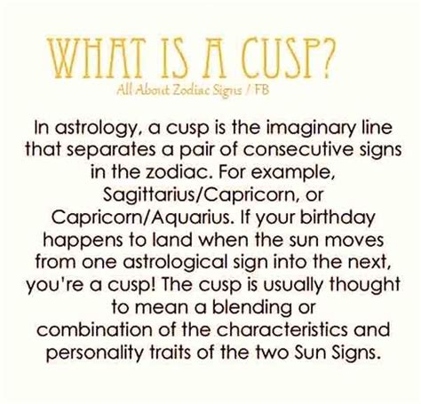 What Each Of The Zodiac Cusp Signs Are Known For Zodiac Cusp Cusp