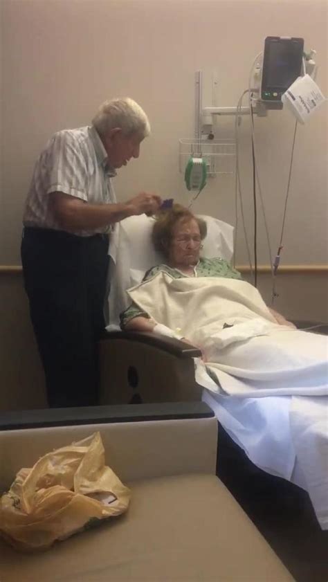 Old Man Combs Sick Wifes Hair Jukin Licensing