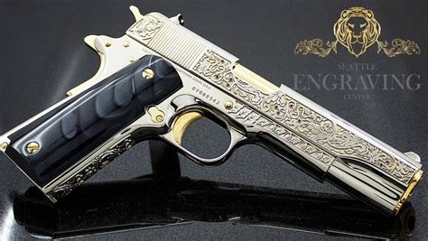 Buy 1911 Colt 38 Government Vine And Berries Design High Polish