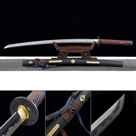 Épées Japonaises Réelles De Samouraï De Katana De Modèle Fait à La Main