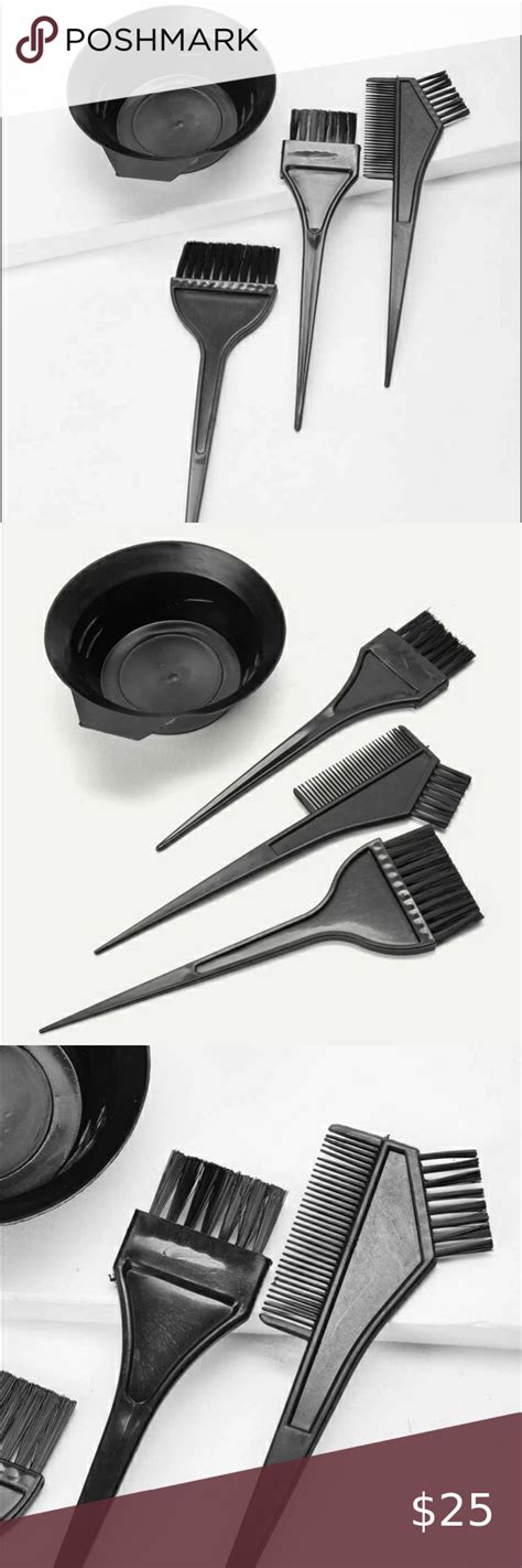 Apply the dye to your hair in sections. Hair Dye Bowl & Brush 4pcs in 2020 | Dyed hair, Bowl, Hair
