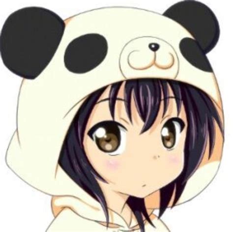 Anime Girl Wearing Hoodie Anime Girl With Panda Hat Anime Girl