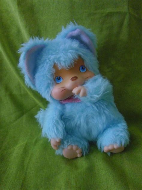 Nyamy Kitten Spitzi Light Blue Monchhichi Ebay Art Toys Design