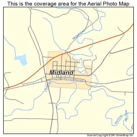 Aerial Photography Map Of Midland Sd South Dakota