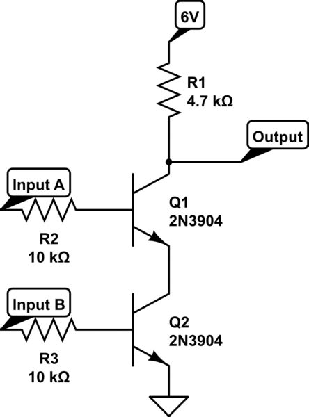 Transistors Purpose Of Resistors In A Nand Gate Electrical