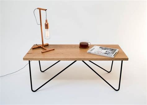 Oak Coffee Table | Asymmetric Hairpin Legs ... Ikea kallax or expedits are the self standing simple but elegant looking shelving units that can easily be put against any interior wall!