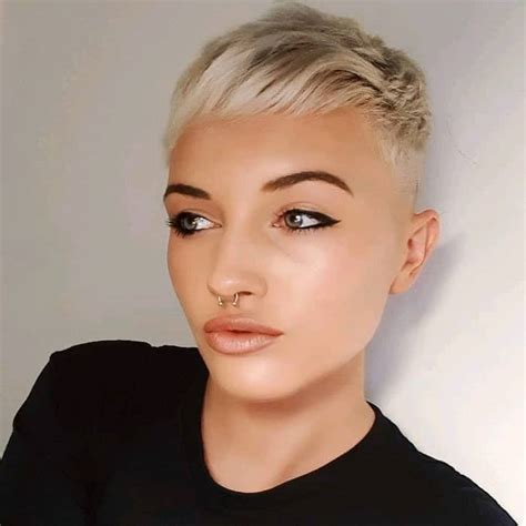 Short Shaved Hairstyles Short Shaved Hairtyles For Women Short Shaved