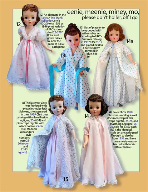vintage cissy s negligees and nighties vintage madame alexander dolls american girl doll