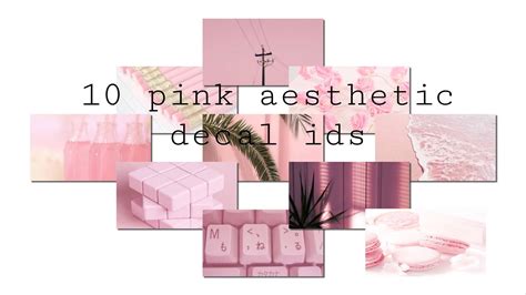 10 Pink Aesthetic Decal Ids Roblox Youtube