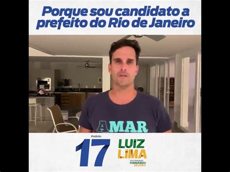 Luiz Lima Diz Que é Candidato Por Estar Indignado Com A Situação Do Rio