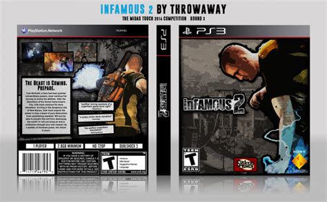 Infamous 2 Playstation 3 Box Art Cover By Throwaway