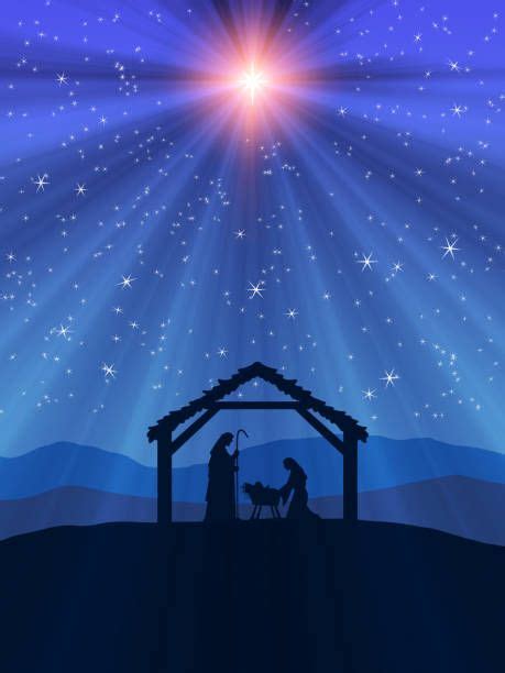 Best Nativity Scene Illustrations Royalty Free Vector Graphics And Clip