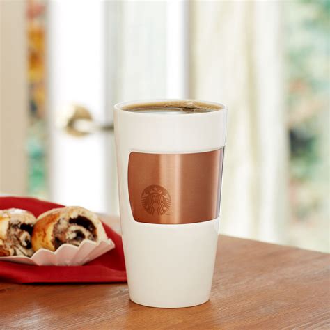 Maybe you would like to learn more about one of these? Copper Band Mug - White, 10 fl oz | Mugs, Starbucks ...