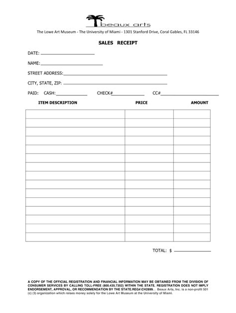 Free Purchase Receipt Template Master Template