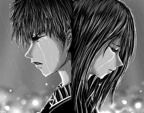 Sad Anime Babe Crying Drawing IMAGESEE