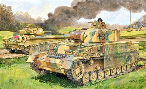 HD Wallpaper Smoke Tank The Wehrmacht Pz IV 5 Panzer Division Pz