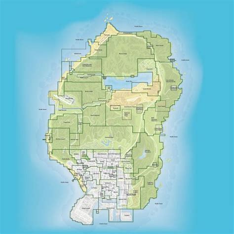 Large Detailed Map Of Gta 5 Games Mapsland Maps Of The World