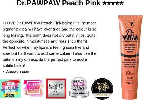 Dr Pawpaw Tinted Peach Pink Balm Bol Com