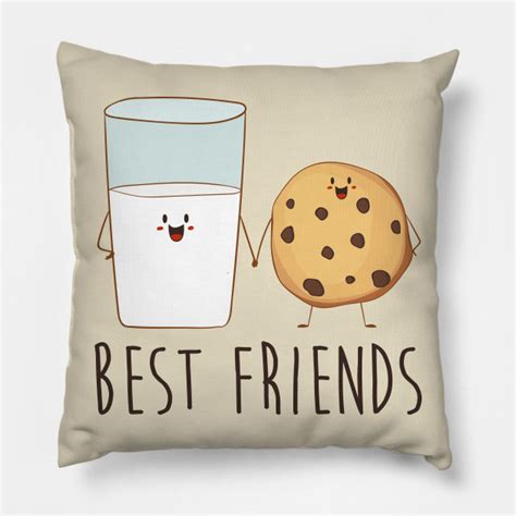 Best Friends Milk And Cookie Cute Cookie Cookie Pillow