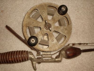 Antique Ice Fishing Rod Reel Great For Collector