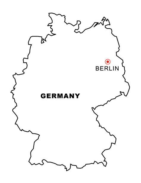 Germany Coloring Page For Kids