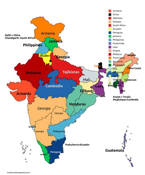 Oc Indian States And Union Territories By Gdp Per Capita Ppp