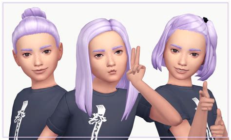 My Sims 4 Blog Base Game Hair Recolors By Noodlescc V
