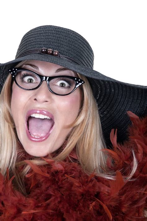 6269 Funny Girl Glasses Hat Stock Photos Free And Royalty Free Stock