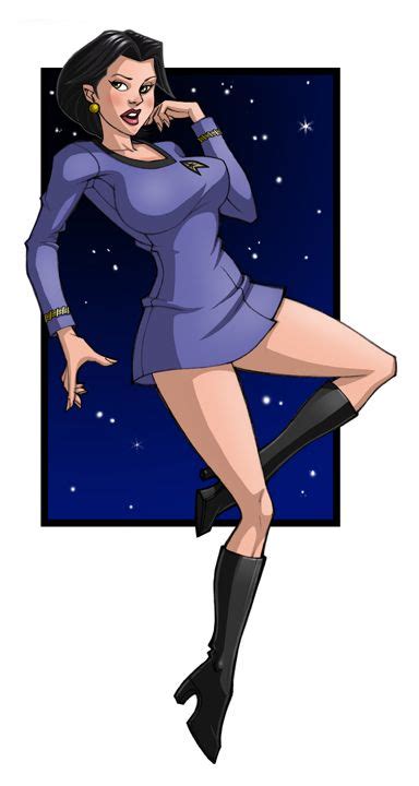 Futuristic Female Vulcan Character Concept