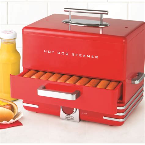 Nostalgia Red Hot Dog Steamer By Salton Hot Dogs Nostalgia Electrics