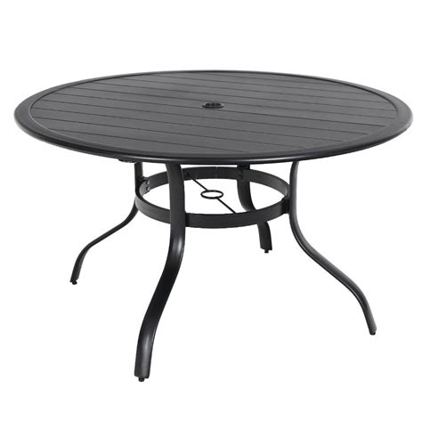 Round Patio Dining Tables Patio Tables The Home Depot