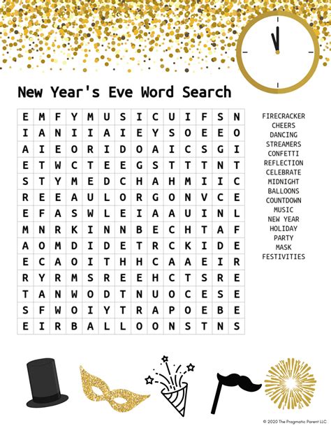 New Years Printable Games Web Printable New Years Eve Games And Party