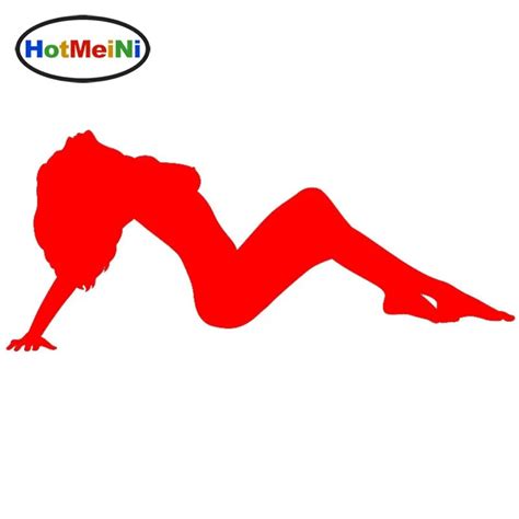 hotmeini wholesale 50pcs lot sexy woman beauty car graphical art car sticker rv boat window