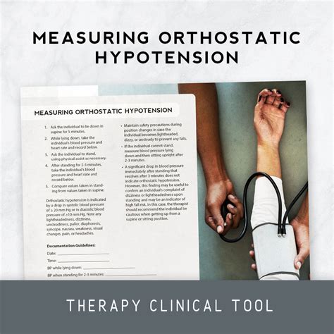 Measuring Orthostatic Hypotension Therapy Insights