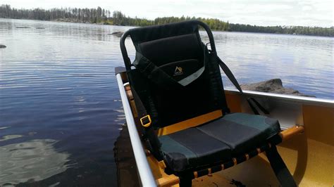 Canoe seat replacement using woven polypro webbing. GCI Outdoor Sitebacker Canoe Seat review - YouTube