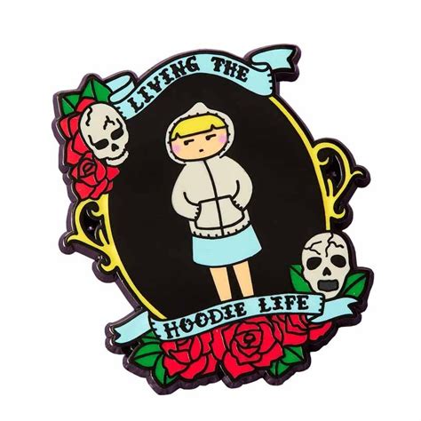 Introvert Doodles X Punky Enamel Pin In Pins And Badges From Home