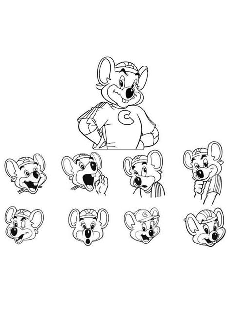 27 Chuck E Cheese Coloring Pages CarlinaKayla