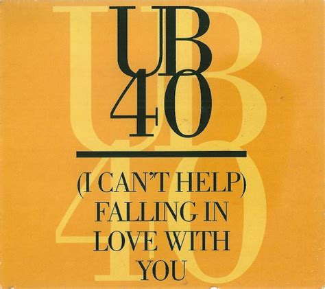 Ub40 I Cant Help Falling In Love With You 1993 Digipak Cd