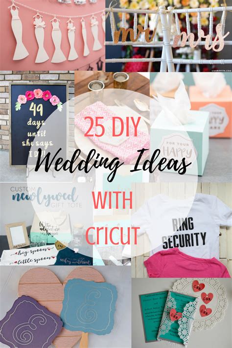 50 creative wedding gift ideas for the couple who has everything. 25 DIY Wedding Ideas With Cricut | Cricut wedding, Cricut ...