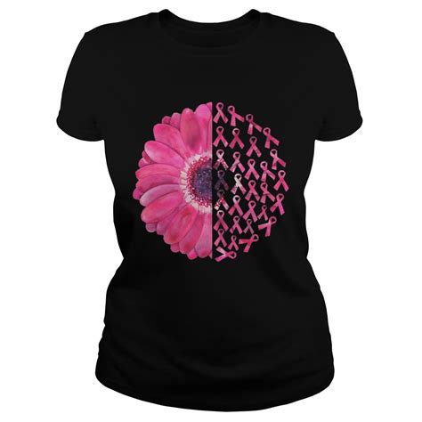 Pink Flower Breast Cancer Survivor Shirt Trend Tee Shirts Store