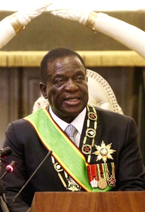 Zimbabwe Harare Mnangagwa State Of The Nation Address
