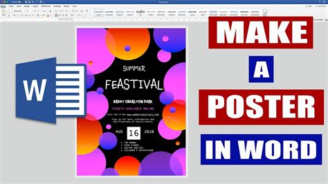 Create Make Poster Templates Microsoft Word ️ Trucoteca ️