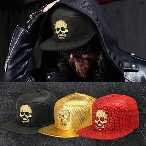 Skull Caps Skullflow Leather Skull Cap Leather Hats