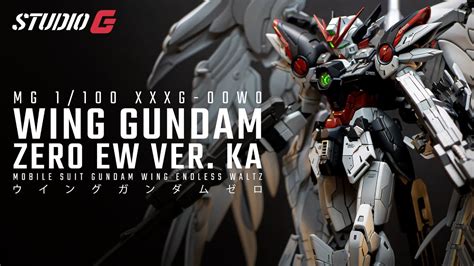 Gunpla Custom Build Mg Wing Gundam Zero Ew Ver Ka Youtube